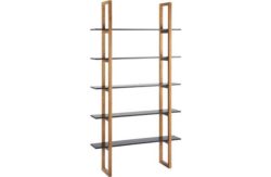 Habitat Loki 5 Shelf Bookcase - Black